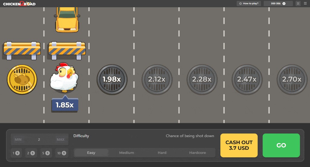 Cash-out dans Chicken Road 2